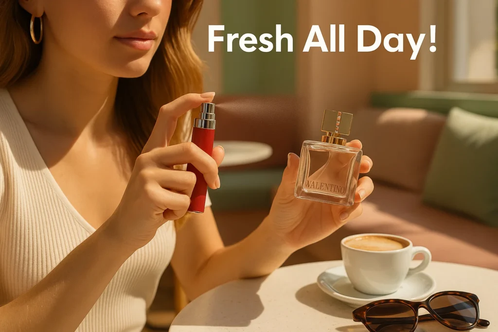 Valentino perfume for women Voce Viva in travel atomizer
